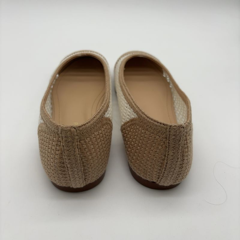 Tiffany & Fred Paris Ballet Flat Mesh White And Beige — image 5 of 6